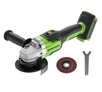 Greenworks GD24AG Smerigliatrice Angolare a Batteria con Disco da Taglio 125mm, 10500 giri/min., per Mancini o Destrorsi, SENZA Batteria 24V e Caricatore, Garanzia 3 Anni