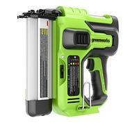 Greenworks GD24BN Chiodatrice a Batteria 110pz/min, Capacità 110 Chiodini, per Chiodi 18GA da 20-50mm, SENZA Batteria 24V e Caricabatteria, Garanzia 3 Anni