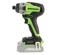 Greenworks GD24ID3 Trapano Avvitatore a Impulsi a Batteria con Motore Brushless, 2800 giri/min., 4000ipm, 300Nm di Coppia, Mandrino Esagonale 1/4" SENZA Batteria 24V e Caricabatterie, Garanzia 3 Anni