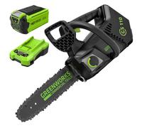 GREENWORKS GD40TCS MOTOSEGA ELETTROSEGA A BATTERIA 40V POTATURA OFFERTA