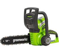 Greenworks G40CS30 Motosega a Batteria, Lunghezza Barra 30cm, Velocità Catena 4,2m/s, 3,7kg, Auto-Lubrificante, SENZA Batteria 40V e Caricabatterie, Garanzia 3 Anni