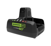 Greenworks Pro 60V 10A Dual Port Caricatore Rapido