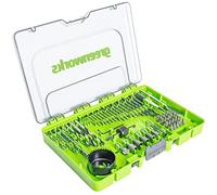 Greenworks Punte per trapano e bit di avvitamento (set completo da 60 pezzi con bit pick and click adatti a tutti i trapani e avvitatori a batteria)