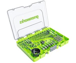 Greenworks Punte per trapano e bit di avvitamento (set completo da 60 pezzi con bit pick and click adatti a tutti i trapani e avvitatori a batteria)