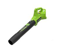Greenworks G24ABII Soffiatore Foglie Assiale a Batteria, 145km/h, 9,08m³/min, SENZA Batteria 24V e Caricabatterie, Garanzia 3 Anni