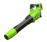 Greenworks Tools 48V Soffiatore Assiale a Batteria GD24X2AB, Ioni di Litio Velocità d'Aria 217 Km/h Potente Tubo Soffiatore Assiale Controllo di Velocità Elettronico Senza Batteria e Caricatore