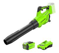 Greenworks Tools Greenworks 40V Soffiatore a Batteria, Velocità dell'aria 193,1