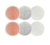 GreeSuit Confezione da 6 cuscinetti Spinwave compatibili con Bissell Spinwave 2039A 2124A 20393 2039 2307 - Cuscinetti di ricambio per scopa a vapore Bissell Spinwave, 4 cuscinetti pesanti + 2