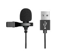 Greethga Microfono Lavalier Telefono Cellulare Live Video Scheda Audio Fotocamera Registrazione Intervista Riduzione del Rumore Microfono, C