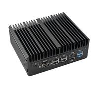 Greethga N100 Firewall Computer Soft Router DDR5 4800 MHz 4x2.5G I226 Supporto LAN M.2 NGFF SSD Industrial Fanless Mini PC Pezzi di Ricambio di Ricambio