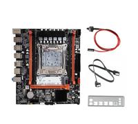 Greethga Scheda madre desktop X99H+cavo interruttore LGA2011-V3 B85 Chip DDR3X4 ECC Slot M.2 NVME PCI-E 3.0 X16 SATA3.0, facile da installare