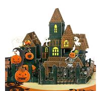 GREETING ART Biglietti di Halloween, biglietti di auguri pop-up 3D, biglietti di auguri di Halloween per bambini, amici, moglie, marito, lui, donne