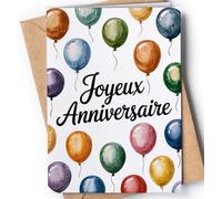 Greeting Cards for Everyone Biglietto di compleanno per uomo o donna, biglietto di compleanno per 20, 30, 40, 50, 60, 70, 80 anni, regalo, decorazione di compleanno per mamma, papà o amici, EU 121