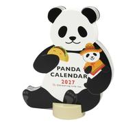 Greeting Life 2027 Calendario da scrivania Animal Die-cut Panda Bear C-1806-E...