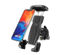 Grefay Supporto Telefono Bicicletta, Porta Telefono Universale per Moto Anti-Sha