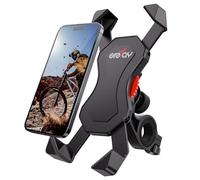 Grefay Supporto Telefono Bicicletta Universale Porta Cellulare Bici, Supporto Telefono Moto per Scooter MTB con 360 Rotazione per 3,5-6,5 Pollici Smartphone
