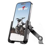 Grefay Supporto Telefono Moto [1S Sgancio Rapido] Supporto Telefono Specchietto Retrovisore Della Moto con Rotazione di 360 per Smartphone da 4.5-7" Pollici