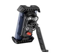 Grefay Supporto Telefono Moto [Doppio Smorzamento Delle Vibrazioni] Supporto Tel