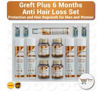 Greft Plus 6 mesi anti-perdita di capelli, dopo il trapianto di capelli set c...