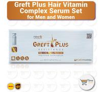 Greft Plus Anti-Hair Loss, After Hair Trapiant Vitamin Complex Set (6 pezzi)