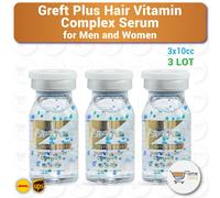 Greft Plus Anti-Hair Loss, dopo il trapianto di capelli Vitamin Complex - 3 x...