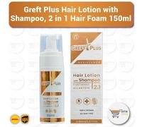 Greft Plus lozione per capelli con shampoo, schiuma per capelli 2 in 1