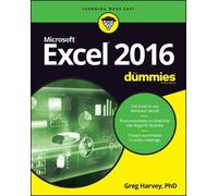 Greg Harvey Excel 2016 For Dummies (Tascabile)