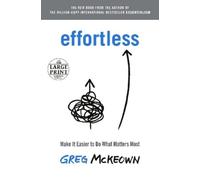 Greg McKeown Effortless (Tascabile)