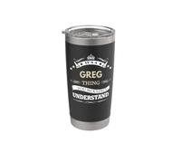Greg Name - È una cosa Greg che non vorresti Bicchiere termico in acciaio inox doppia parete