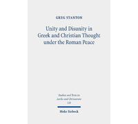 Greg Stanton Unity and Disunity in Gr nd Christian Thought under (Tascabile)