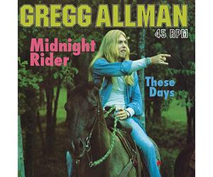 Gregg Allman - Midnight Rider/These Days Single ( 45 Rpm Vinyl Record)