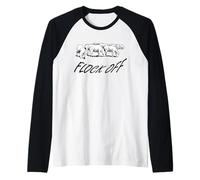Gregge Fuori, Testo, con, Vendemmia, Stile, Pecora, illustr Maglia con Maniche Raglan