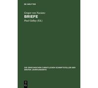 Gregor von Nazianz Briefe (Copertina rigida)