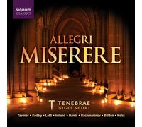 Various Composers Allegri - Miserere (Tenebrae, Short) (CD) Album