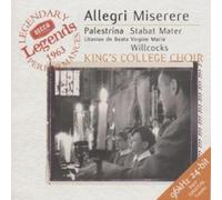 Sir David Willcocks( Direttore) - Miserere (Stabat Mater,Hodie Beata Virgo,Litaniae De Beata Virgine Maria, 8Vv