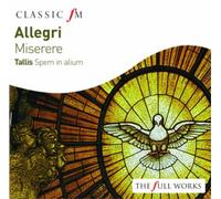 Gregorio Allegri Allegri: Miserere/Tallis: Spem in Alium (CD) Album
