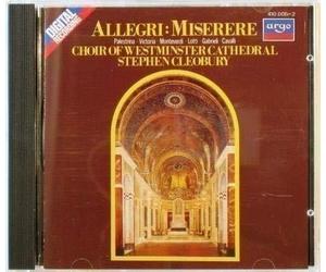 Gregorio Allegri - Miserere - Cd