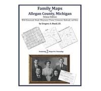 Gregory a Boyd J D Family Maps of Allegan County, Michigan (Tascabile)