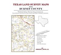 Gregory a Boyd J D Texas Land Survey Maps for Burnet County (Tascabile)