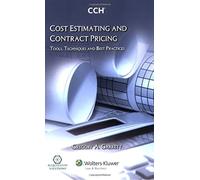 Gregory A. Garrett Cost Estimating and Pricing (Actionpack) (Tascabile)