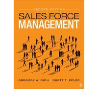 Gregory A. Rich Rhett Epler Sales Force Management (Tascabile)