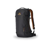 Gregory Alpine - Verte 18 MD/LG, Zaino da sci, 51 cm, 18 L, 0.97 KG, Cintura in vita flessibile, Compatibile con seggiovia, Schienale anti-neve, Nero (Carbon Bronze)