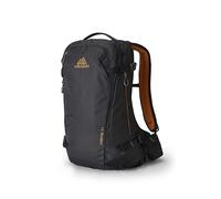 Gregory Alpine - Verte 24 MD/LG, Zaino da sci, 51 cm, 24 L, 1.15 KG, Cintura in vita flessibile, Compatibile con seggiovia, Schienale anti-neve, Nero (Carbon Bronze)