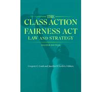 Gregory C. Cook The Class Action Fairness Act (Tascabile)