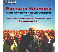 Gregory Fulkerson Violin Concerto, Piano Concerto (Wernick, Rachleff) (CD) Album
