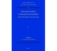 Gregory H. Snyder Christian Teachers in Second-Century Rome (Copertina rigida)