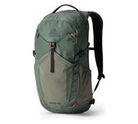 Gregory Essential Hiking - Nano 20 - Zaino Casual, 52 cm, 20 L, 0.54 KG, Zaino leggero da giorno, compatibile con sistema di idratazione, zaino colorato, Verde (Terrain Green)