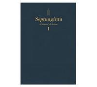 Gregory R Lanier Septuaginta: A Reader's Edition Hardcover (Copertina rigida)