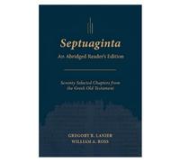 Gregory R. Lanier Septuaginta (Tascabile)