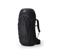 Gregory Trailflex - Stout 55 - Zaino da trekking, 80 cm, 55 L, 1.68 KG, Zaino da escursionismo da uomo con vestibilità regolabile, compatibile con sistema di idratazione, Nero (Forest Black)